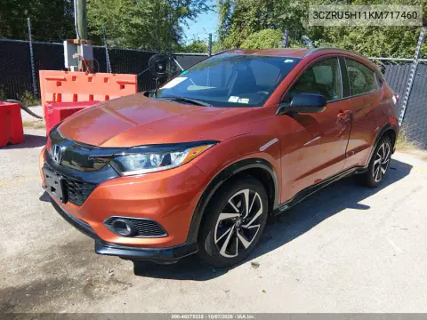 2019 Honda Hr-V Sport VIN 3CZRU5H11KM717460 фото 3