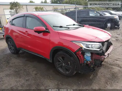 2019 Honda Hr-V Ex VIN 3CZRU6H55KM718524 фото 2