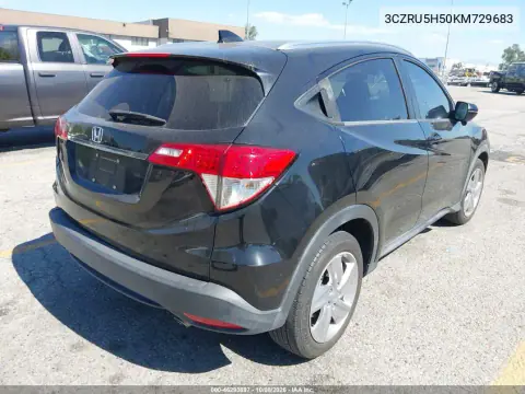 2019 Honda Hr-V Ex VIN 3CZRU5H50KM729683 фото 5