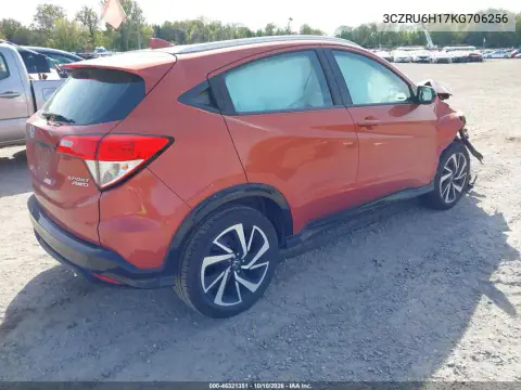 2019 Honda Hr-V Sport VIN 3CZRU6H17KG706256 фото 5