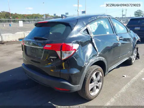 3CZRU6H39KG729023 — 2019 Honda HR-V, фото 4 с аукциона IAAI, Передняя часть