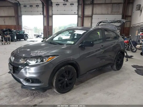 3CZRU6H1XMM704943 — 2021 Honda HR-V, фото 2 с аукциона IAAI, Задняя часть