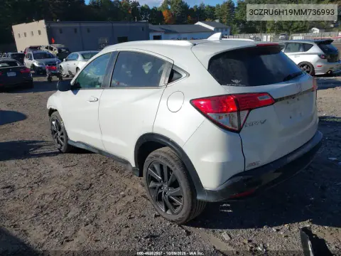 2021 Honda Hr-V Awd Sport VIN 3CZRU6H19MM736993 фото 4