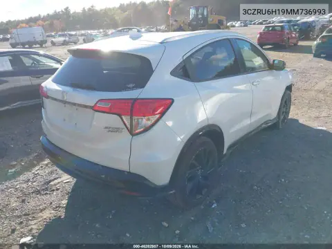 2021 Honda Hr-V Awd Sport VIN 3CZRU6H19MM736993 фото 5
