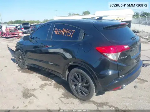 3CZRU6H15MM720872 — 2021 Honda HR-V, фото 4 с аукциона IAAI, Передняя часть