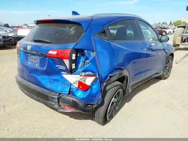 2022 HONDA HR-V VIN 3CZRU6H14NM713963 фото 4