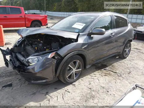 2022 Honda Hr-V 2Wd Ex VIN 3CZRU5H58NM702462 фото 3