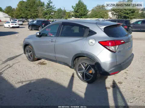 2022 Honda Hr-V Awd Ex VIN 3CZRU6H57NM723406 фото 3