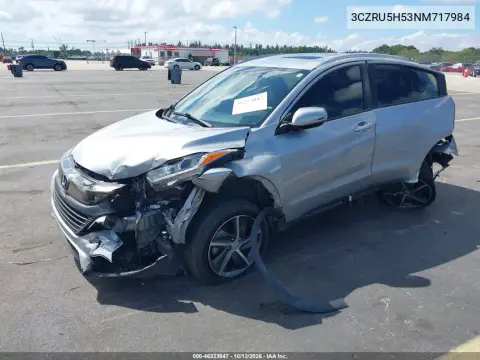 2022 Honda Hr-V 2Wd Ex VIN 3CZRU5H53NM717984 фото 2