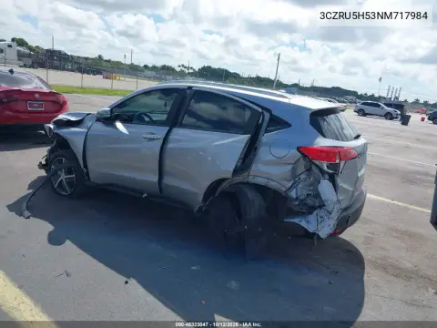 2022 Honda Hr-V 2Wd Ex VIN 3CZRU5H53NM717984 фото 3