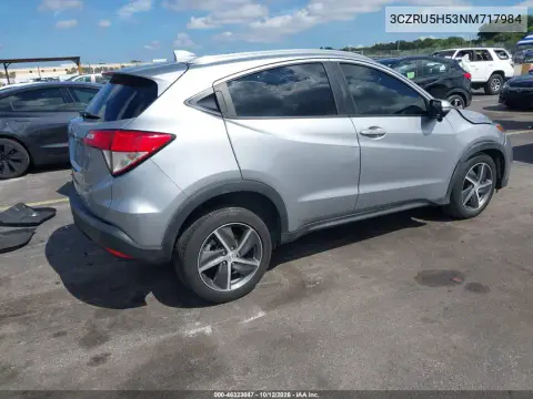2022 Honda Hr-V 2Wd Ex VIN 3CZRU5H53NM717984 фото 4