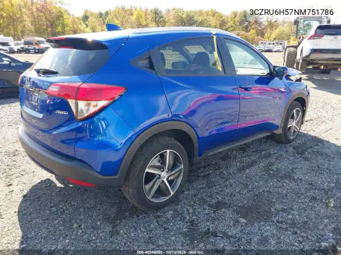 3CZRU6H57NM751786 — 2022 Honda HR-V, фото 5 с аукциона IAAI, Передняя часть