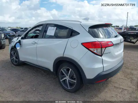 3CZRU5H55NM731739 — 2022 Honda HR-V, фото 3 с аукциона IAAI, Правый бок