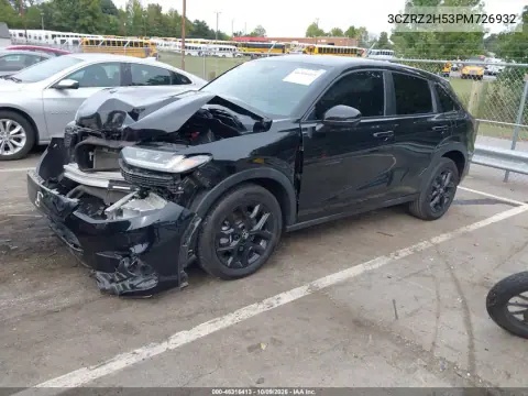 2023 Honda Hr-V Awd Sport VIN 3CZRZ2H53PM726932 фото 2