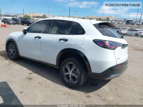 2024 Honda Hr-V Awd Ex-L/Awd Ex-L W/O Bsi VIN 3CZRZ2H74RM724658 фото 3