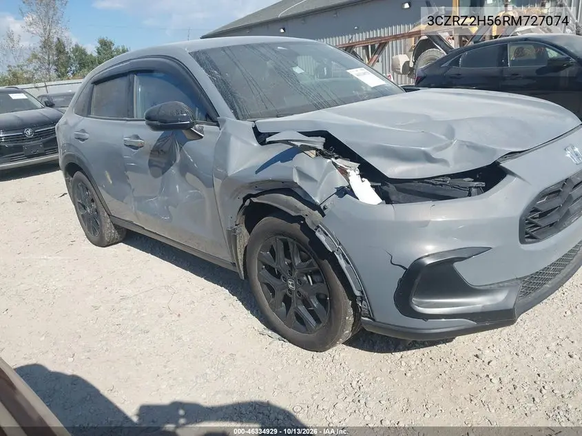 3CZRZ2H56RM727074 — 2024 Honda HR-V, фото 2 с аукциона IAAI, Передняя часть