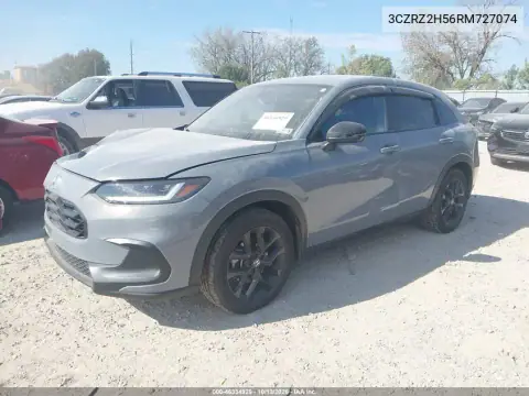 3CZRZ2H56RM727074 — 2024 Honda HR-V, фото 3 с аукциона IAAI, Передняя часть