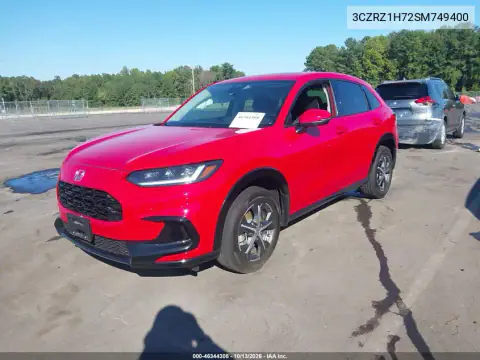 2025 Honda Hr-V 2Wd Ex-L VIN 3CZRZ1H72SM749400 фото 3
