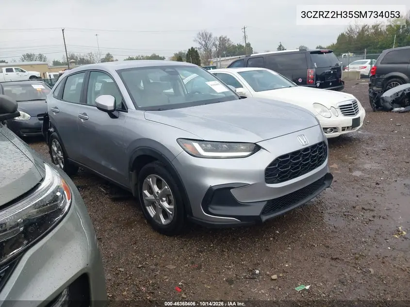 3CZRZ2H35SM734053 — 2025 Honda HR-V, фото 2 с аукциона IAAI, Задняя часть