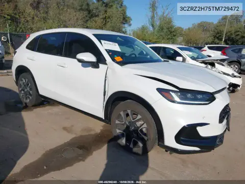 2026 Honda Hr-V Awd Ex-L VIN 3CZRZ2H75TM729472 фото 2