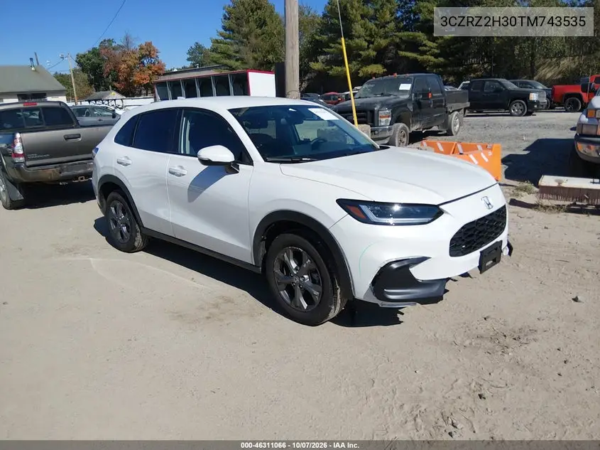 2026 Honda Hr-V Awd Lx VIN 3CZRZ2H30TM743535 фото 2