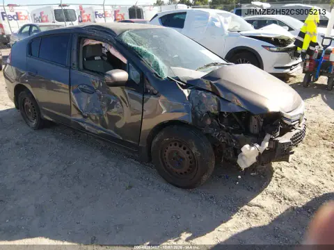 JHMZE2H52CS005213 — 2012 Honda Insight, Передняя часть, фото до ремонта