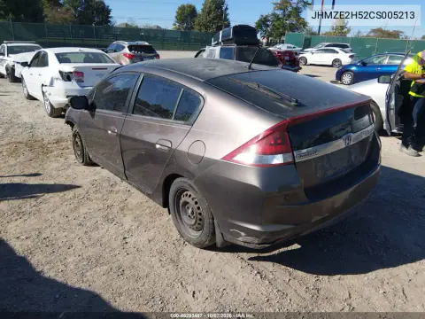 2012 Honda Insight Lx VIN JHMZE2H52CS005213 фото 3