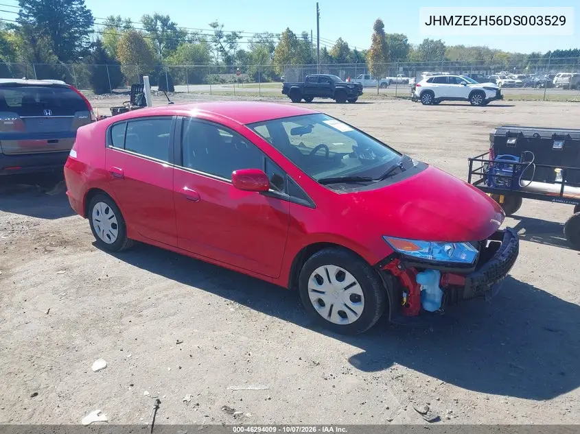 2013 Honda Insight Lx VIN JHMZE2H56DS003529 фото 2