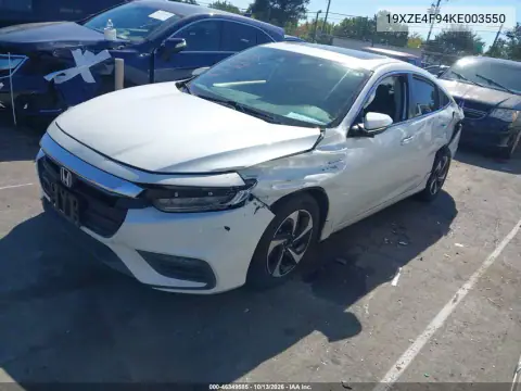 19XZE4F94KE003550 — 2019 Honda Insight, фото 2 с аукциона IAAI, Естественный износ