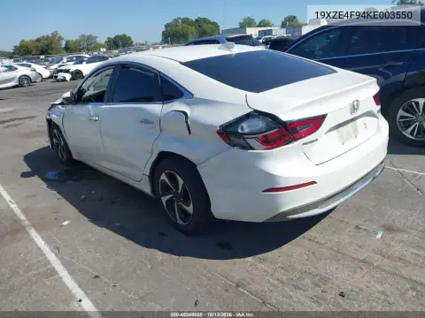 19XZE4F94KE003550 — 2019 Honda Insight, фото 3 с аукциона IAAI, Естественный износ