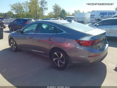 2021 Honda Insight Ex VIN 19XZE4F52ME005247 фото 3