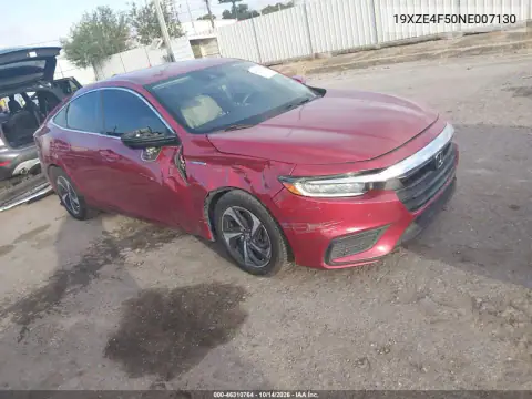 19XZE4F50NE007130 — 2022 Honda Insight, Правый бок, фото до ремонта