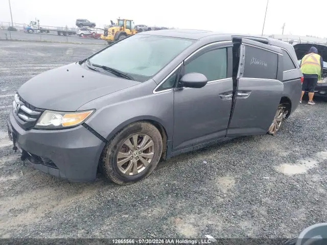 5FNRL5H67EB501965 — 2014 Honda Odyssey EX-L, фото 2 с аукциона IAAI 13.10.2026, Левый бок