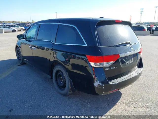 5FNRL5H62EB512064 — 2014 Honda Odyssey EX-L, фото 3 с аукциона IAAI 13.10.2026, Передняя часть