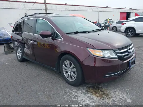 5FNRL5H63EB070248 — 2014 Honda Odyssey EX-L, Задняя часть (Rear), фото до ремонта