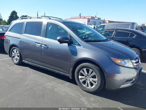 5FNRL5H61EB074587 — 2014 Honda Odyssey EX-L, Задняя часть (Rear), фото до ремонта
