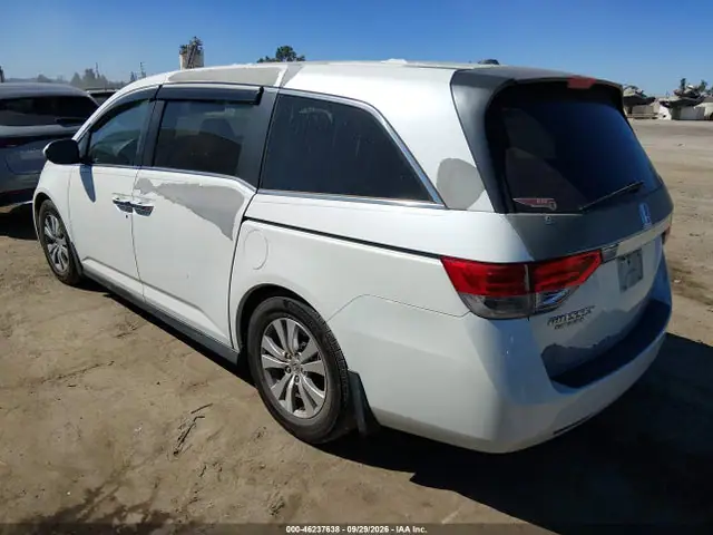 5FNRL5H62EB085145 — 2014 Honda Odyssey EX-L, фото 3 с аукциона IAAI 14.10.2026, Передняя часть справа