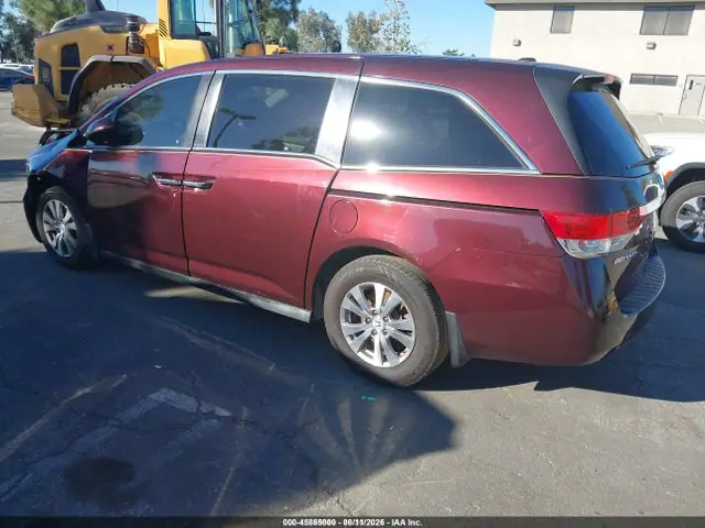 5FNRL5H63FB041270 — 2015 Honda Odyssey EX-L, фото 3 с аукциона IAAI 13.10.2026, Передняя часть