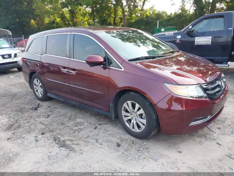 5FNRL5H67GB126873 — 2016 Honda Odyssey EX-L, Задняя часть (Rear), фото до ремонта