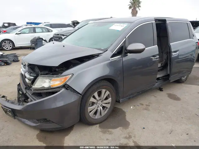 5FNRL5H61GB114265 — 2016 Honda Odyssey EX-L, фото 2 с аукциона IAAI 14.10.2026, Передняя часть