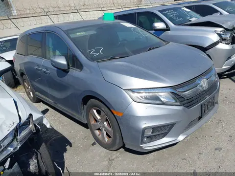 5FNRL6H74KB127468 — 2019 Honda Odyssey EX-L, Передняя часть слева (Left Front), фото до ремонта