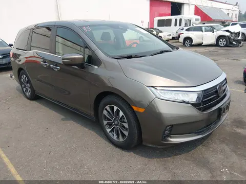 5FNRL6H78NB050494 — 2022 Honda Odyssey EX-L, Задняя часть (Rear), фото до ремонта