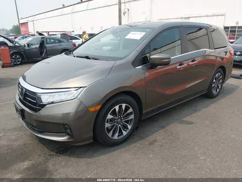 2022 Honda Odyssey Ex-l VIN 5FNRL6H78NB050494 фото 2