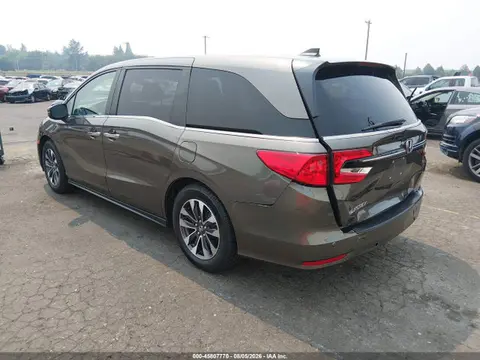 2022 Honda Odyssey Ex-l VIN 5FNRL6H78NB050494 фото 3