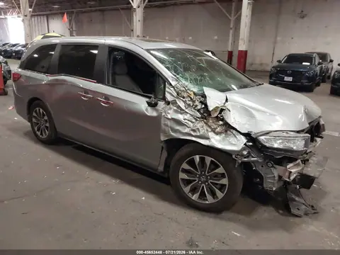 5FNRL6H66PB046096 — 2023 Honda Odyssey EX-L, Передняя часть (Front End), фото до ремонта