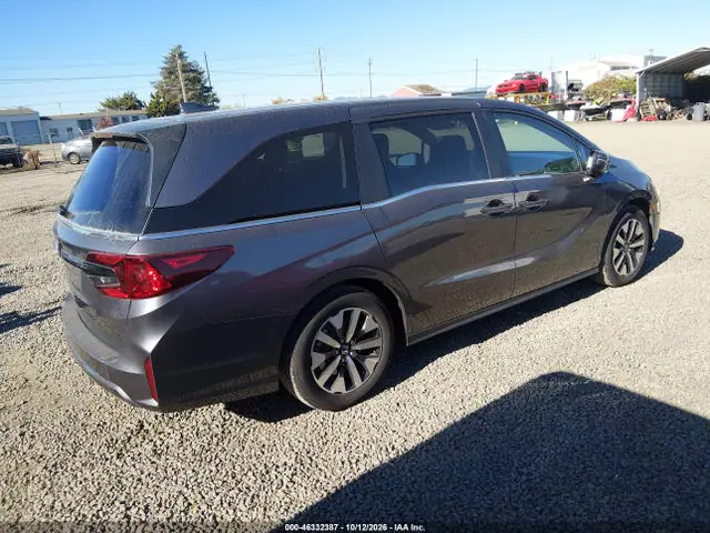 5FNRL6H66SB082766 — 2025 Honda Odyssey EX-L, фото 4 с аукциона IAAI 14.10.2026, Левый бок