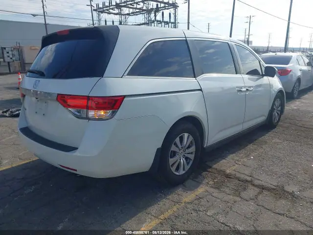5FNRL5H4XFB059621 — 2015 Honda Odyssey EX, фото 4 с аукциона IAAI 29.09.2026, Передняя часть