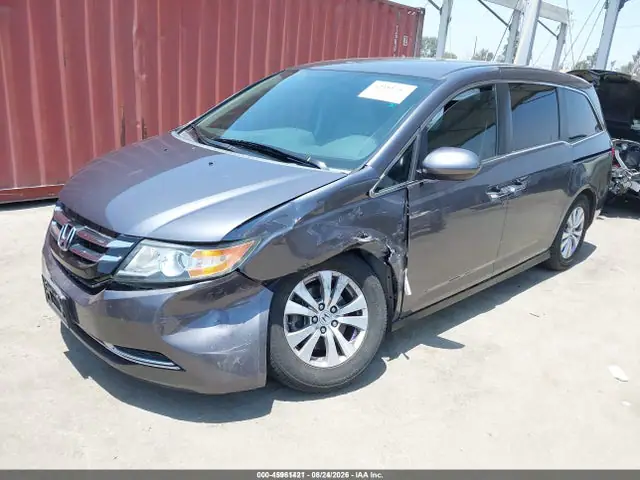 5FNRL5H46GB053820 — 2016 Honda Odyssey EX, фото 2 с аукциона IAAI 14.10.2026, Передняя часть слева