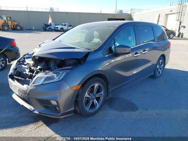 5FNRL6H41JB511597 — 2018 Honda Odyssey EX, фото 2 с аукциона IAAI 14.10.2026, Передняя часть
