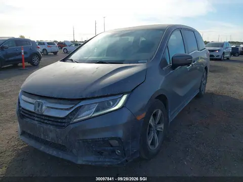 2018 Honda ODYSSEY EX VIN 5FNRL6H40JB501241 фото 2